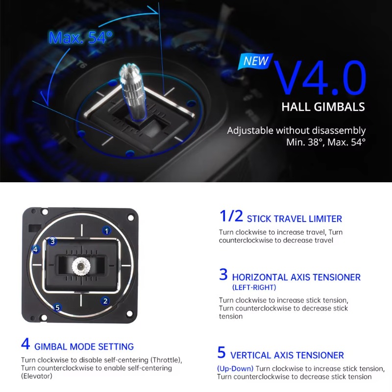 RadioMaster TX16S MKII V4.0 16 - Drone Gimbal Controller บทวิจารณ์และราคา