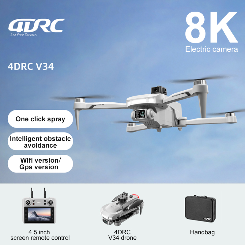 2025 New V34 Drone 8K Camera P - Drone Gimbal Brushless บทวิจารณ์และราคา
