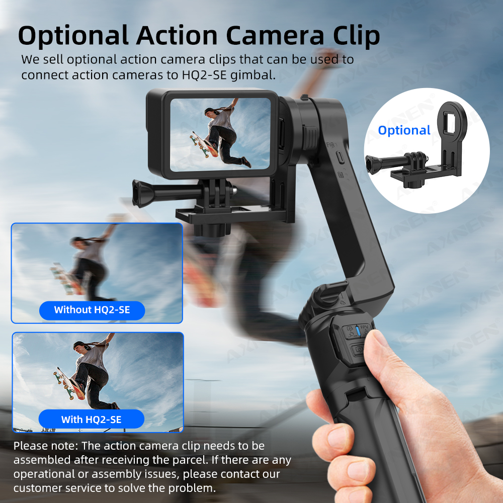 AXNEN HQ2-SE Mobile Phone Stab - Drone Gimbal For Gopro บทวิจารณ์และราคา