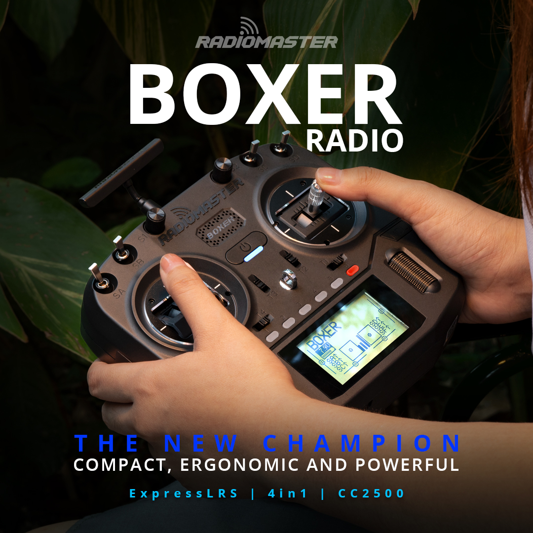 RadioMaster Boxer  2.4G 16ch H - Drone Gimbal Controller บทวิจารณ์และราคา