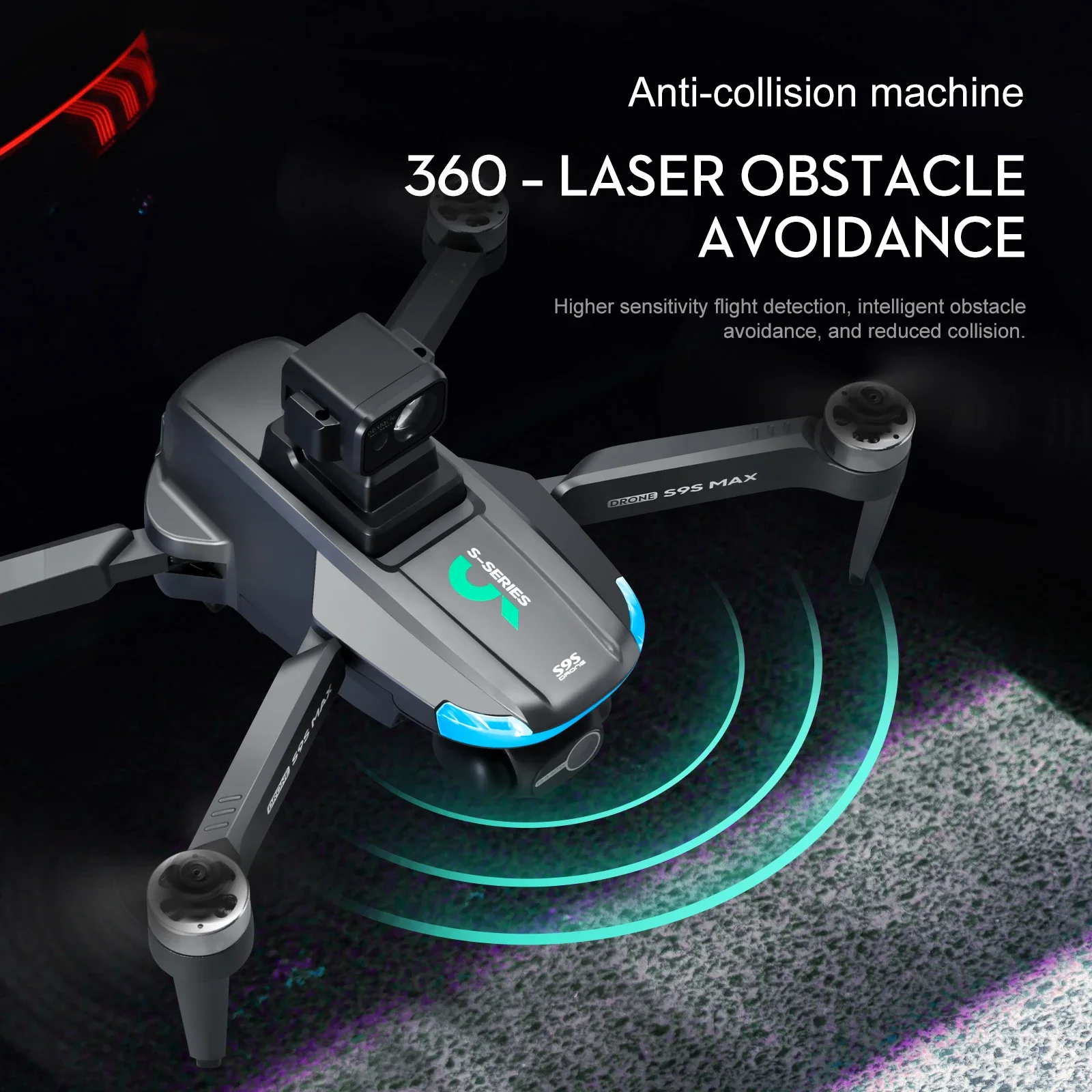 NEW S9S MAX MINI Drone 4K 2-Ax - Drone Gimbal Brushless บทวิจารณ์และราคา