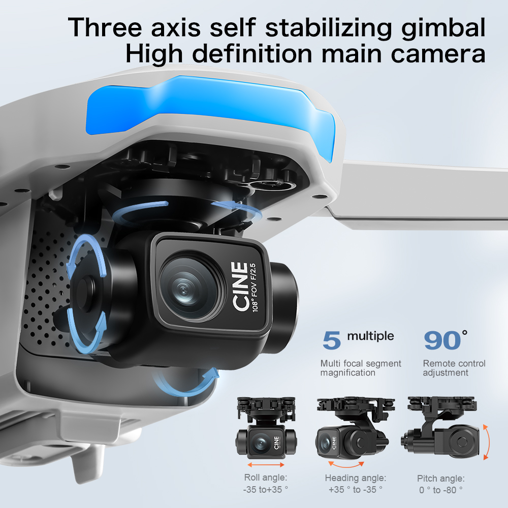S-X1 MAX GPS Drone with 3-Axis - Drone Gimbal 3 Axis บทวิจารณ์และราคา