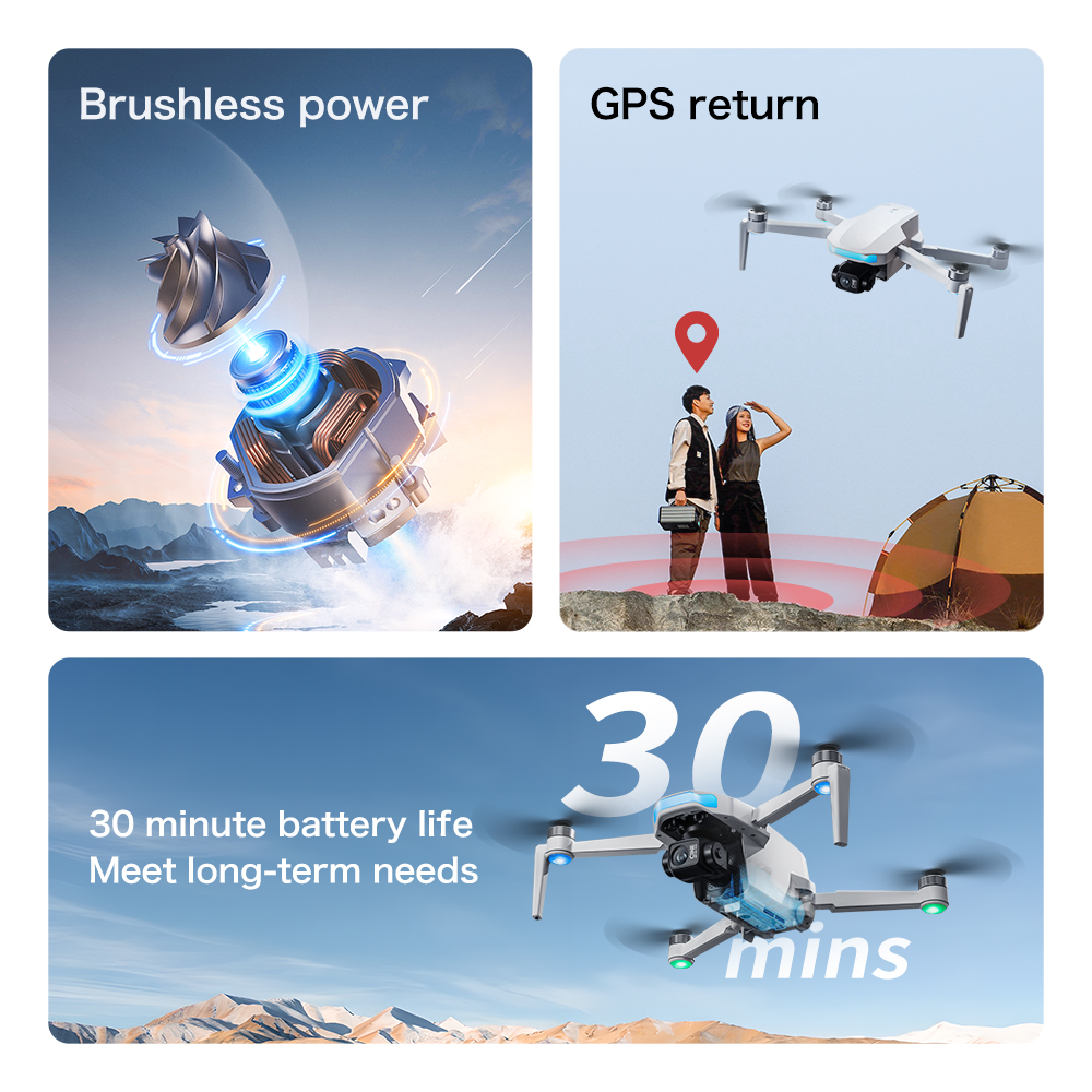S-X1 MAX GPS Drone with 3-Axis - Drone Gimbal 3 Axis บทวิจารณ์และราคา