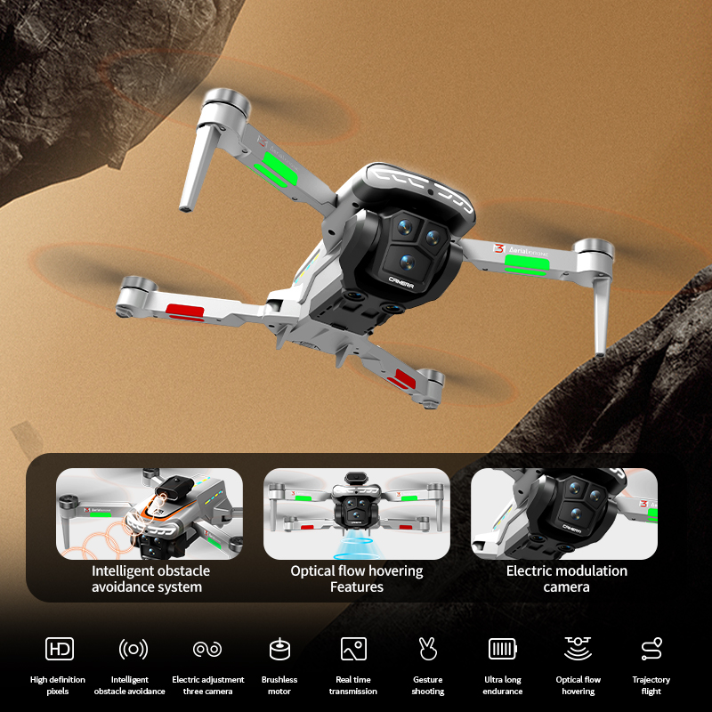 M3 Professional Drone 4K HD Ae - Drone Gimbal 2 Axis บทวิจารณ์และราคา
