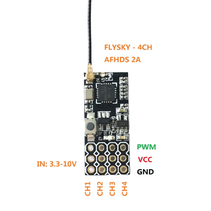 Flysky FS2A Mini Receiver 4CH  - Drone Gimbal Controller บทวิจารณ์และราคา