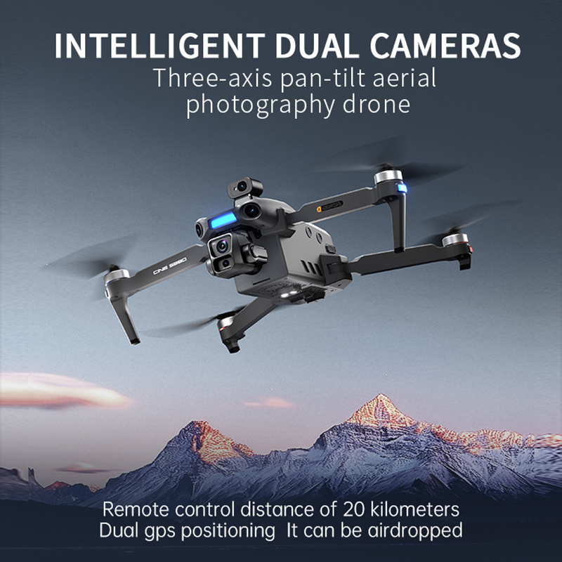 2026 New 8K Dual Camera Drone  - Drone Gimbal Brushless บทวิจารณ์และราคา