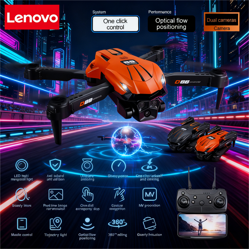 Lenovo D88 Drone 8K Aerial HD  - Drone Gimbal Mount บทวิจารณ์และราคา