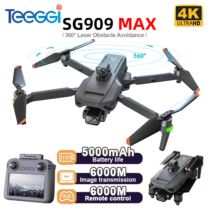 Teeggi SG909 MAX GPS Drone Wit - Drone Gimbal Brushless บทวิจารณ์และราคา