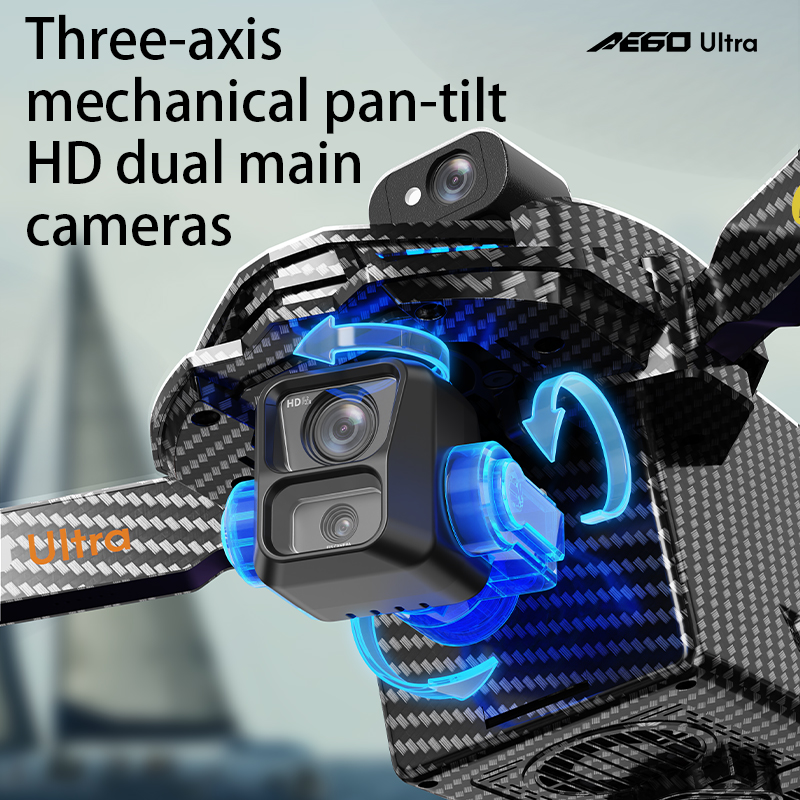 AE60 GPS Drone Professional 8K - Drone Gimbal Brushless บทวิจารณ์และราคา