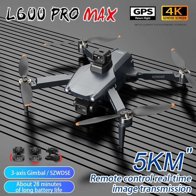 L600 Pro MAX /L600 PRO Drone 4 - Drone Gimbal 3 Axis บทวิจารณ์และราคา
