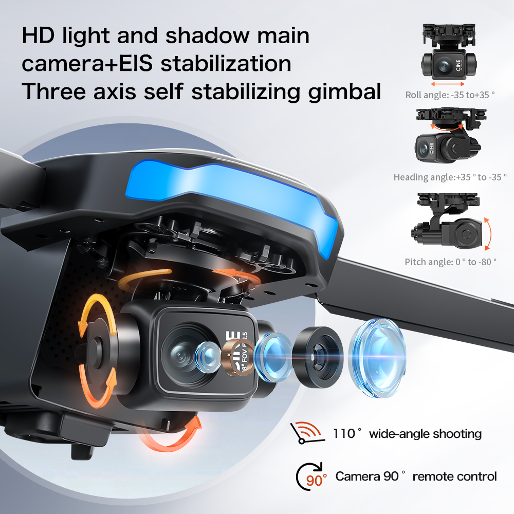 New S-X1 MAX Drone GPS 8K Prof - Drone Gimbal Brushless บทวิจารณ์และราคา