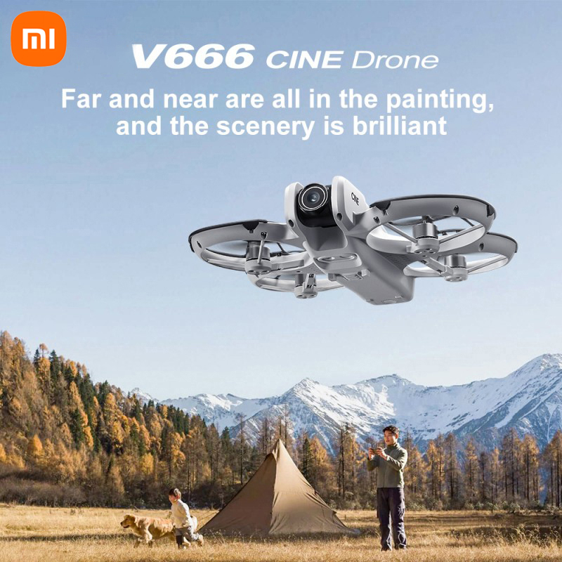 Xiaomi V666 Drone 8K Aerial HD - Drone Gimbal 3 Axis บทวิจารณ์และราคา